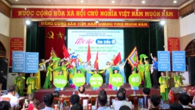 Hoài Đức: Sôi nổi Hội thi tìm hiểu “Luật thực hiện dân chủ ở cơ sở” năm 2024