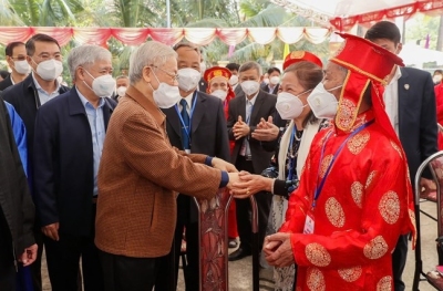Tên tuổi, sự nghiệp cách mạng và công lao to lớn của Tổng Bí thư Nguyễn Phú Trọng đối với sự nghiệp đại đoàn kết toàn dân tộc còn sống mãi trong lòng Nhân dân