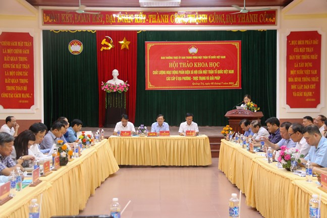 PHẢN BIỆN XÃ HỘI CỦA MTTQ VIỆT NAM ĐẠT NHIỀU KẾT QUẢ TÍCH CỰC